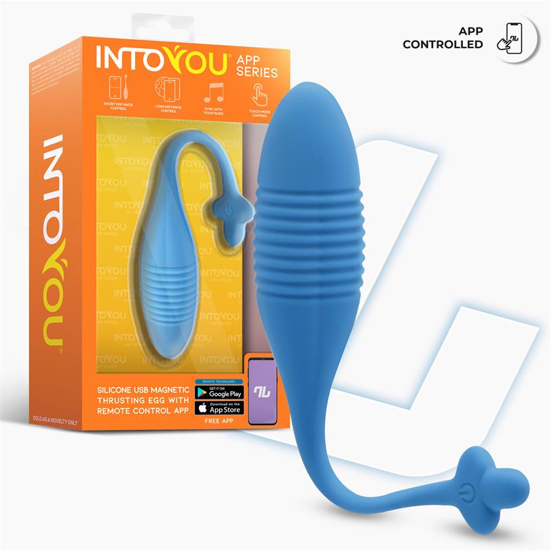 INTOYOU APP SERIES EGG WITH THRUSTING WITH APP MAGNETIC USB