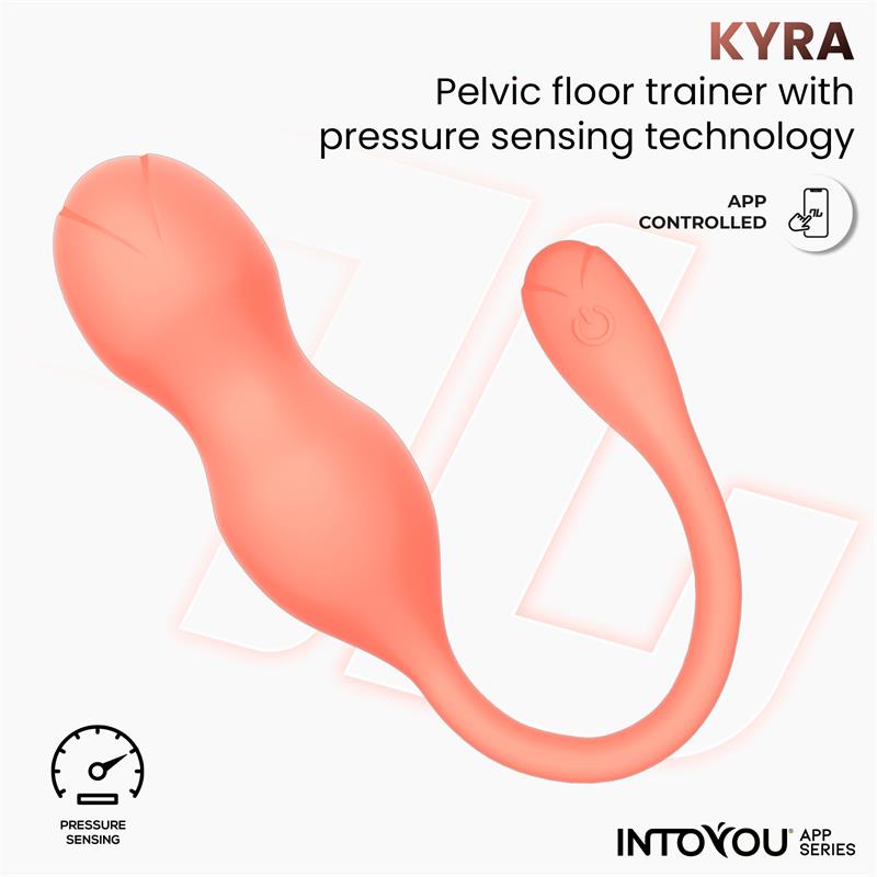 INTOYOU APP SERIES KYRA PELVIC FLOOR TRAINER WITH PRESSURE SENSING AND APP