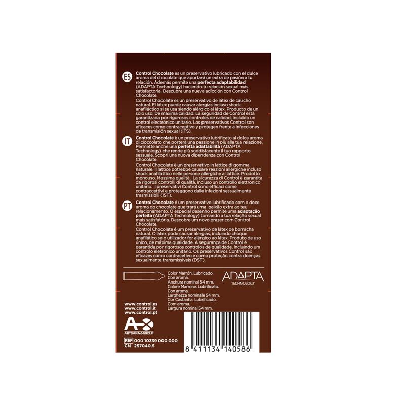 CONTROL CHOCOLATE 12 UDS
