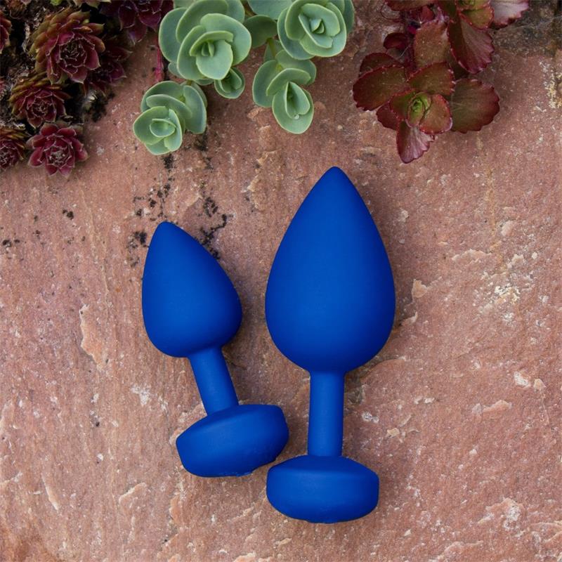 GVIBE GPLUGLARGE BUTT PLUG LARGE NAVY BLUE