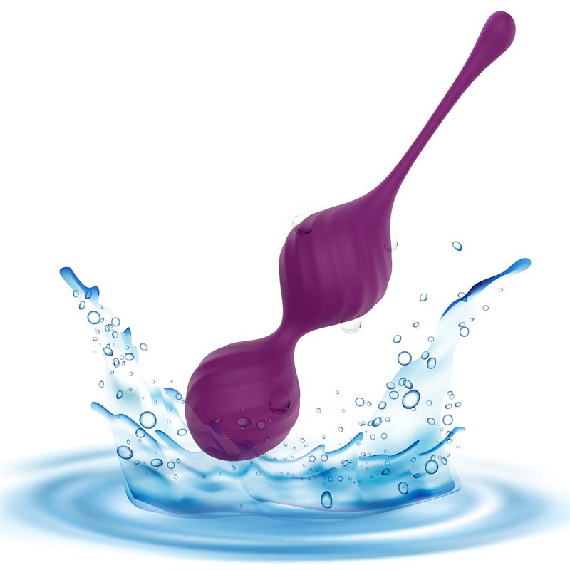 Engily Ross Taylor 2.0 bolas Kegel em silicone roxo
