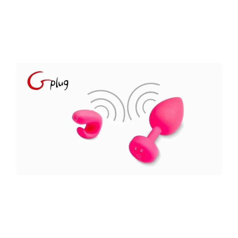 GVIBE GPLUG BUTT PLUG NEON ROSE SIZE S