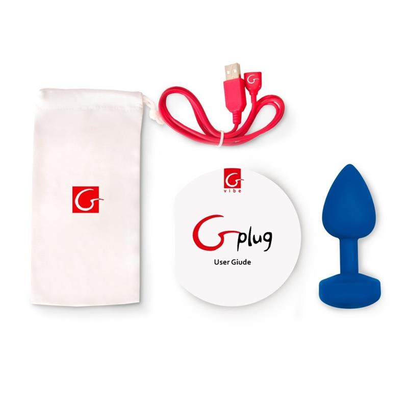GVIBE GPLUGLARGE BUTT PLUG LARGE NAVY BLUE
