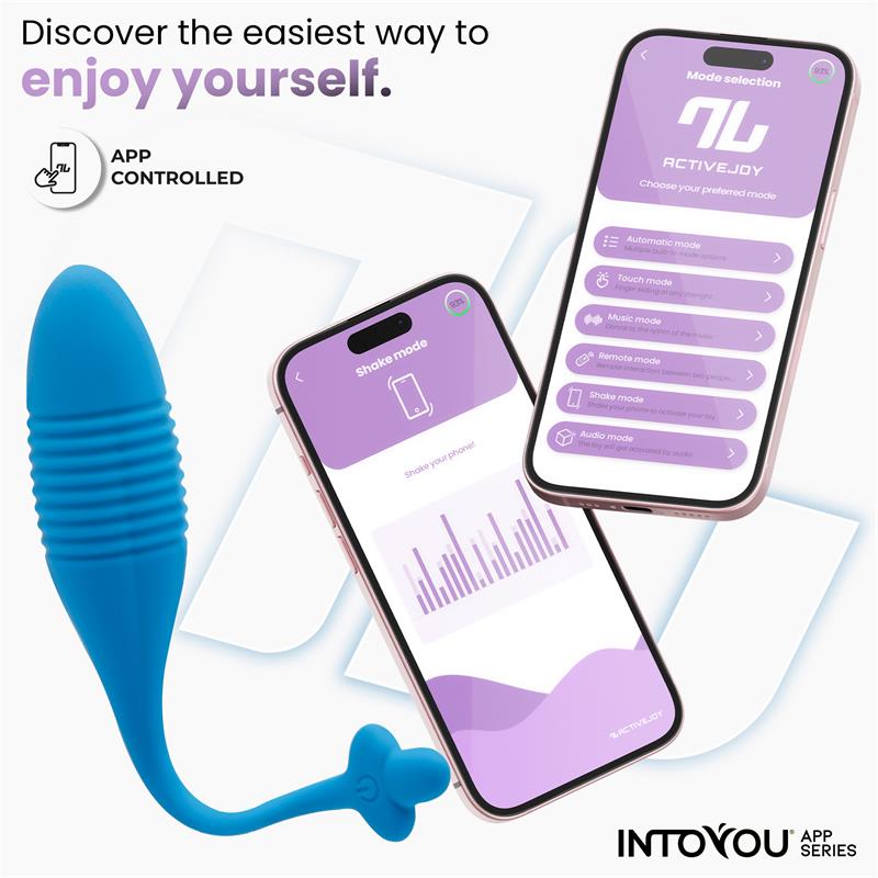 INTOYOU APP SERIES EGG WITH THRUSTING WITH APP MAGNETIC USB