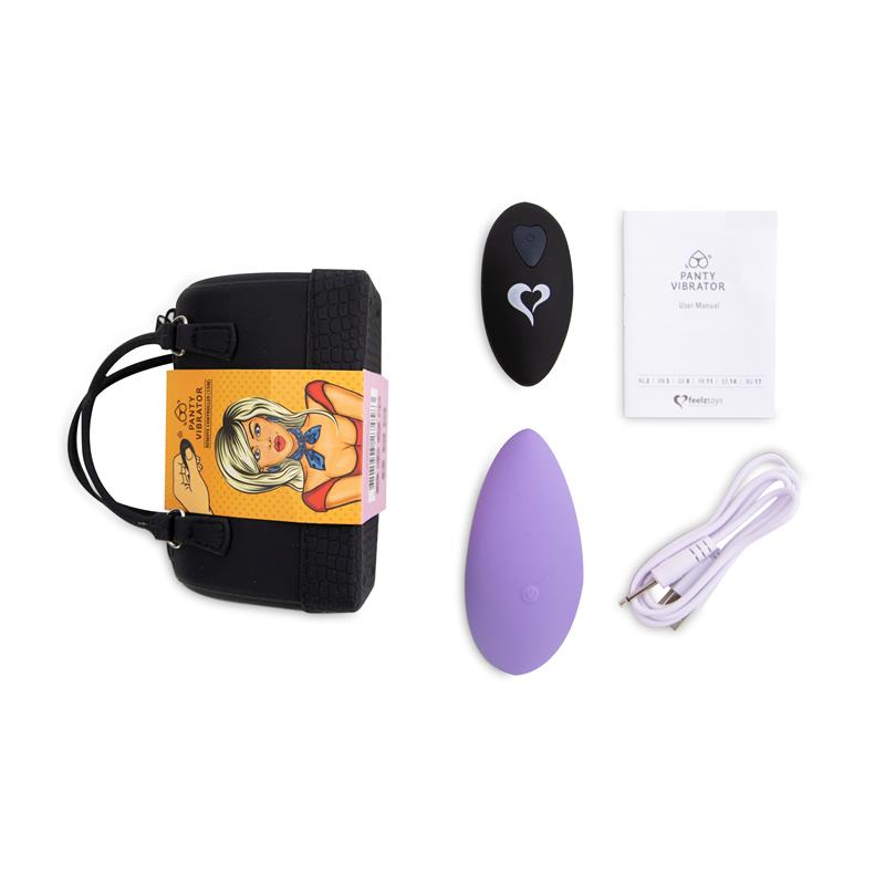 FEELZTOYS PANTY VIBE REMOTE CONTROLLED VIBRATOR PURPLE