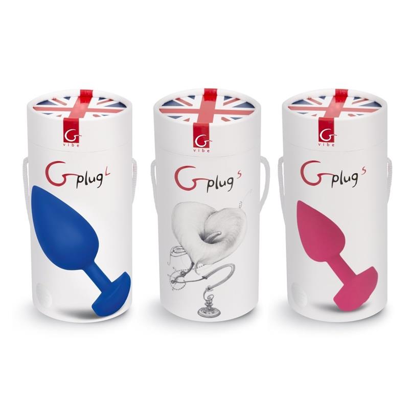 GVIBE GPLUGLARGE BUTT PLUG LARGE NAVY BLUE