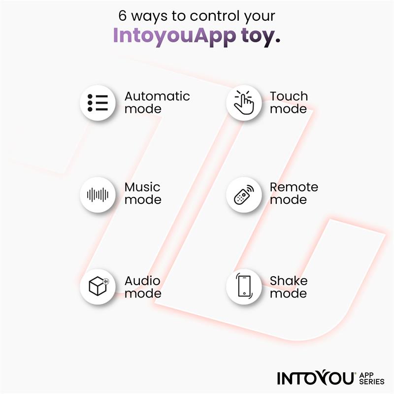 INTOYOU APP SERIES MINDY VIBE WITH UP AND DOWN BEADS RING, FINGER AND PULSATION WITH APP