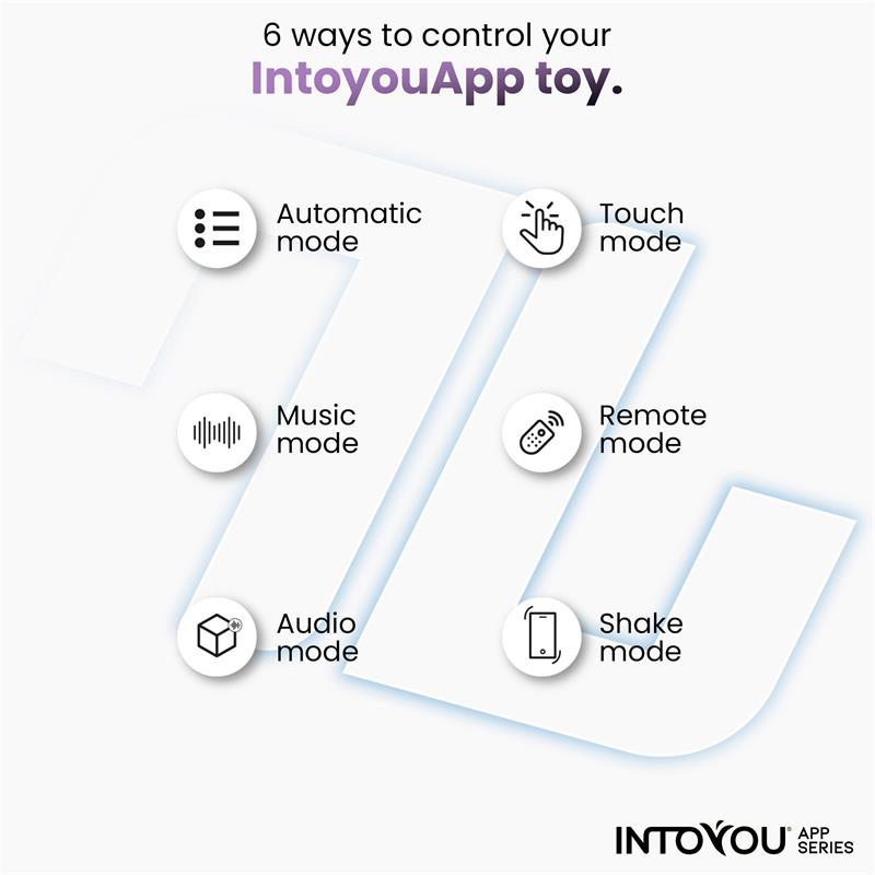 INTOYOU APP SERIES SILICONE PANTY VIBRATOR WITH APP BLUE