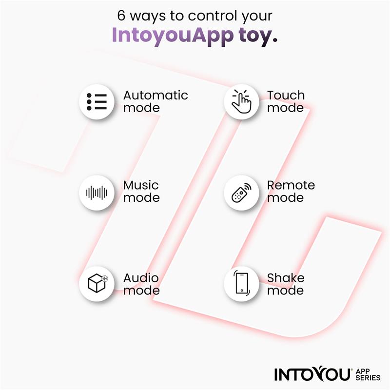 INTOYOU APP SERIES SILICONE PANTY VIBRATOR WITH APP LAYER RED