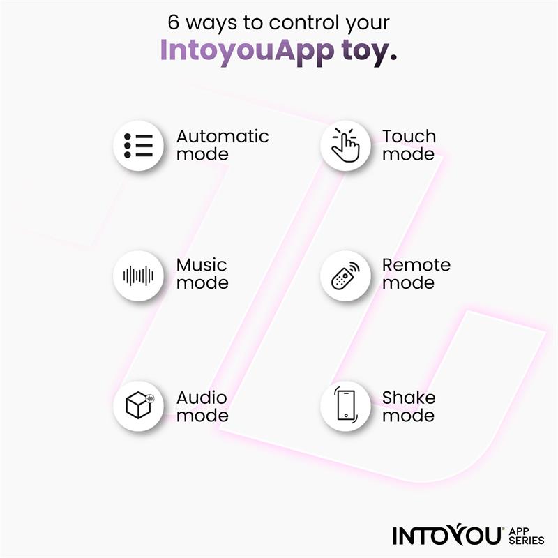 INTOYOU APP SERIES VIBRATING EGG WITH APP DOUBLE LAYER SILICONE PINK/BLUE