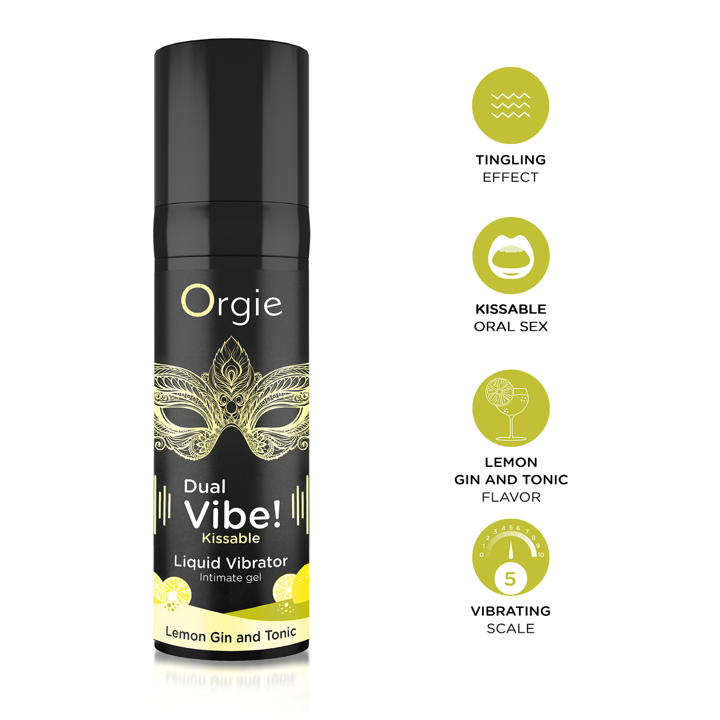 Orgie - Dual Vibe vibrador líquido de Limão e Gin Tónico