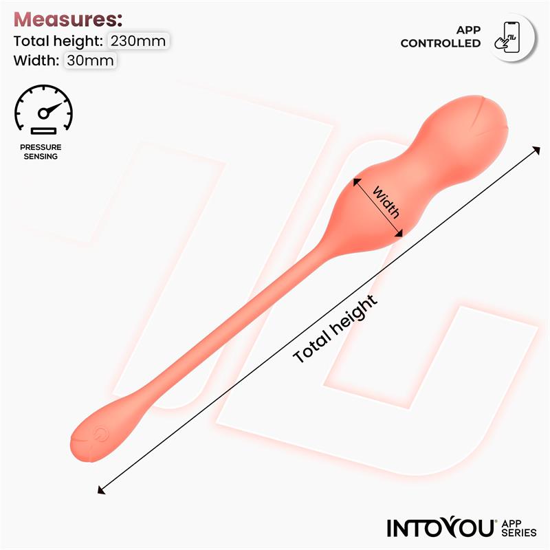INTOYOU APP SERIES KYRA PELVIC FLOOR TRAINER WITH PRESSURE SENSING AND APP