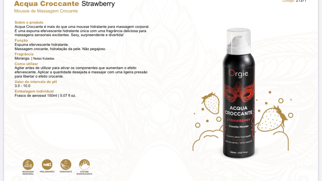 Orgie - Acqua Croccante Strawberry