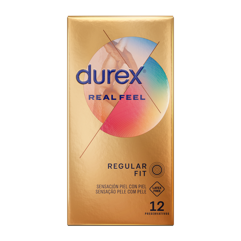 Durex RealFeel - Preservativos sem látex 12 uni