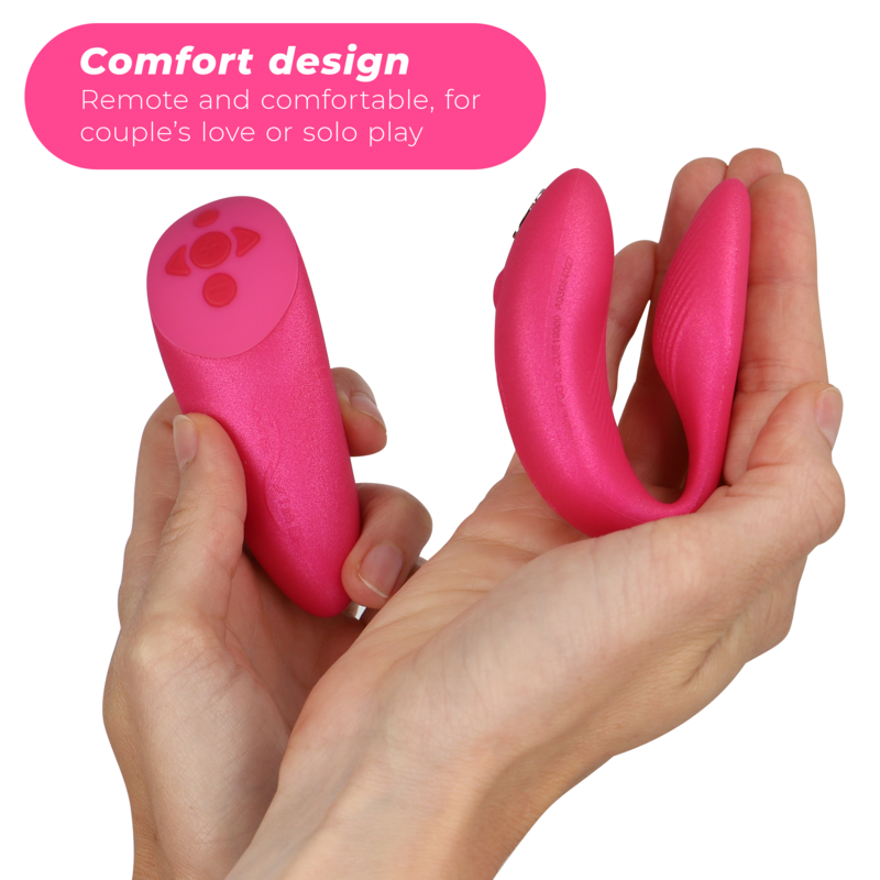 We-Vibe Chorus vibrador para casais com squeeze control Rosa - DD