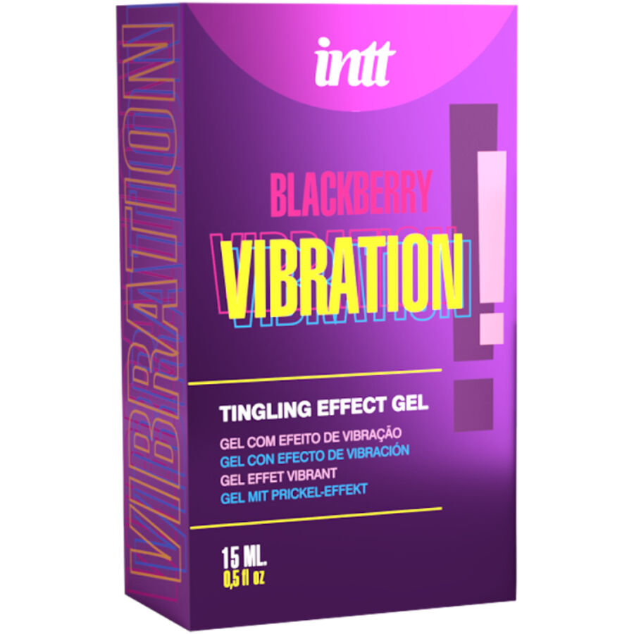 INTT - Vibrador Liquido sabor amora 15ml