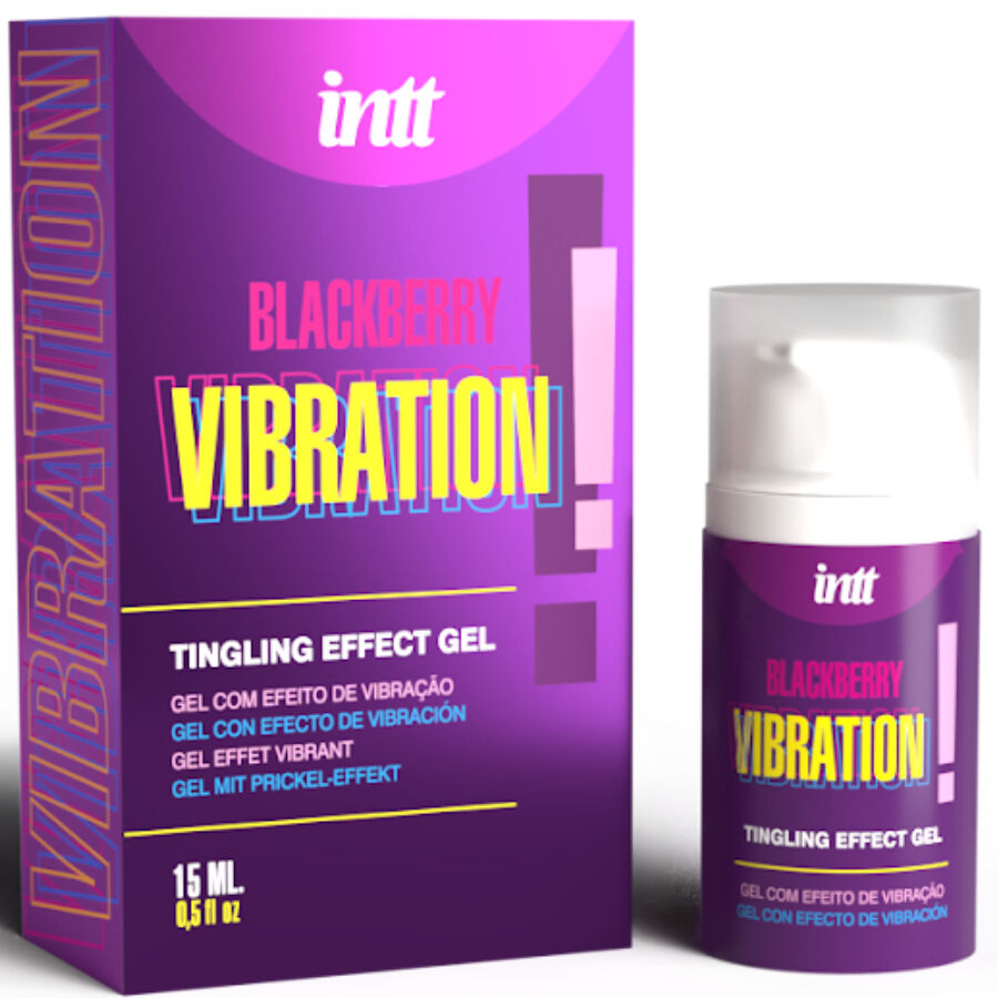 INTT - Vibrador Liquido sabor amora 15ml