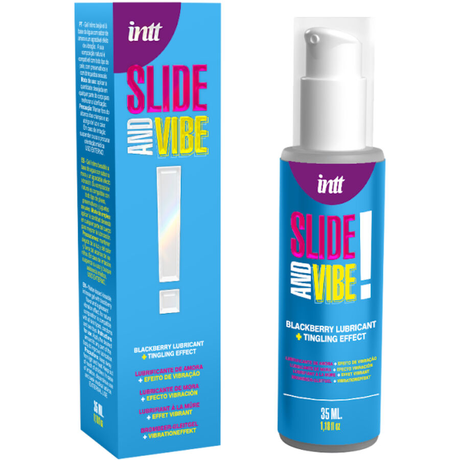 Intt - Lubrificante Vibratório Beijável à base de água 35ml