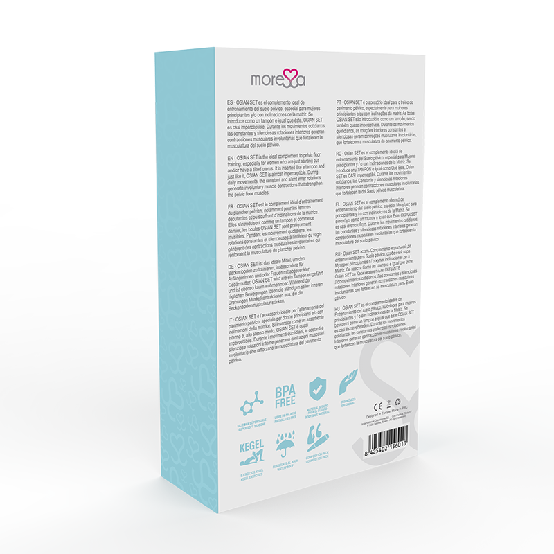 Moressa- Conjunto Bolinhas Kegel Silicone Premium