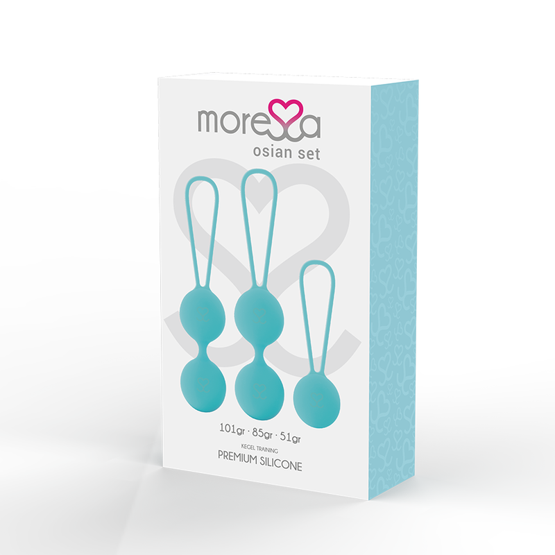 Moressa- Conjunto Bolinhas Kegel Silicone Premium