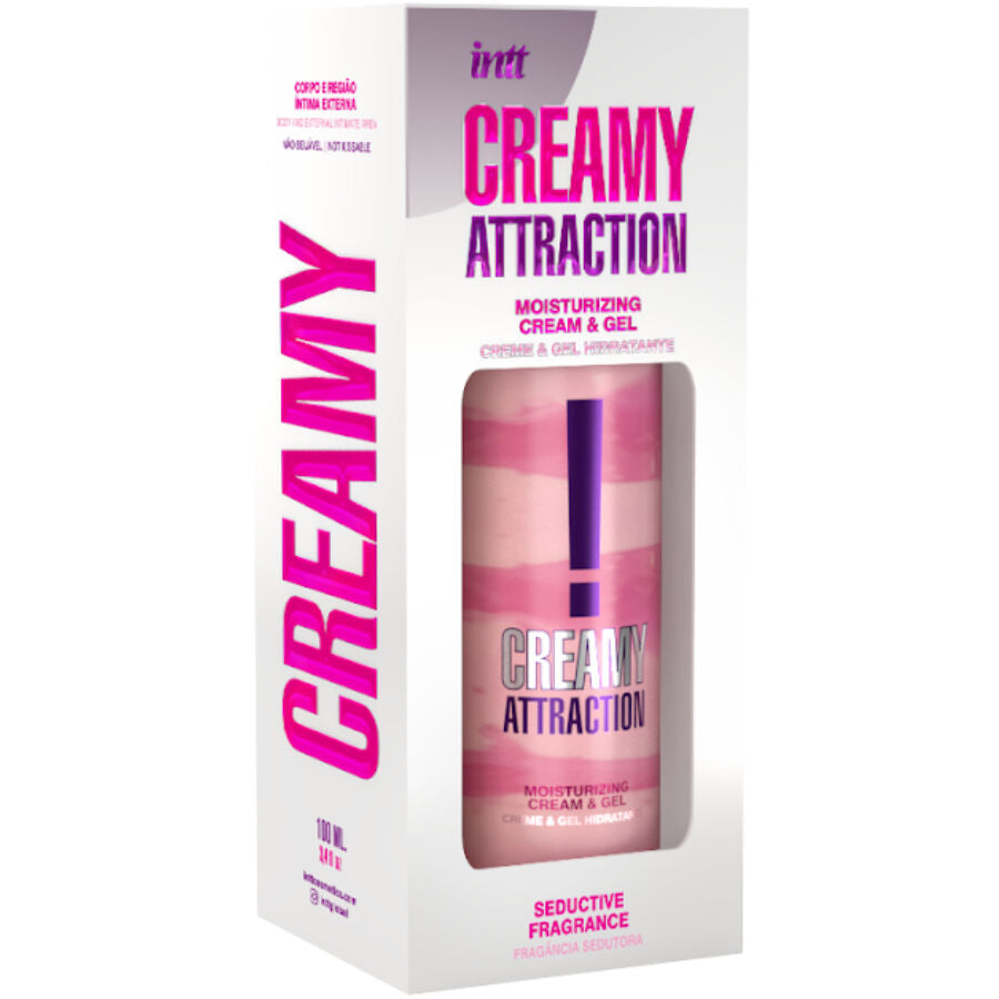 Intt - Creme e Gel Hidratante com fragancia afrodisiaca 100ml