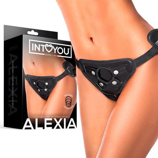 INTOYOU BDSM LINE ALEXIA UNIVERSAL ADJUSTABLE STRAP-ON HARNESS WITH BELT