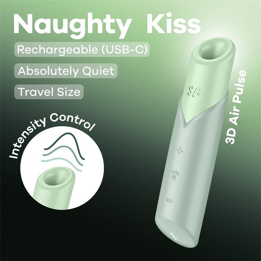 SATISFYER NAUGHTY KISS AIR PULSE VIBRATOR