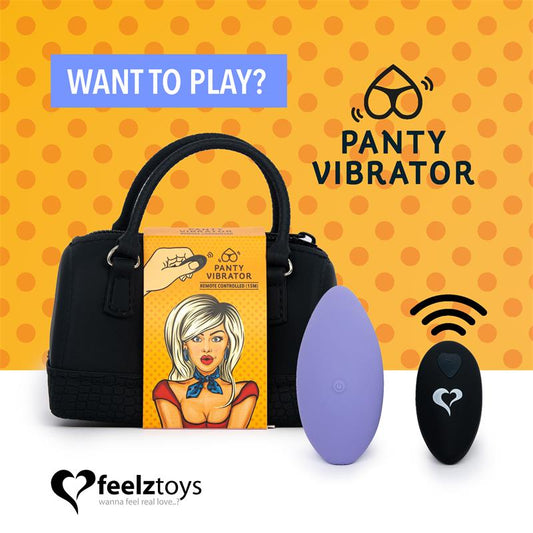 FEELZTOYS PANTY VIBE REMOTE CONTROLLED VIBRATOR PURPLE