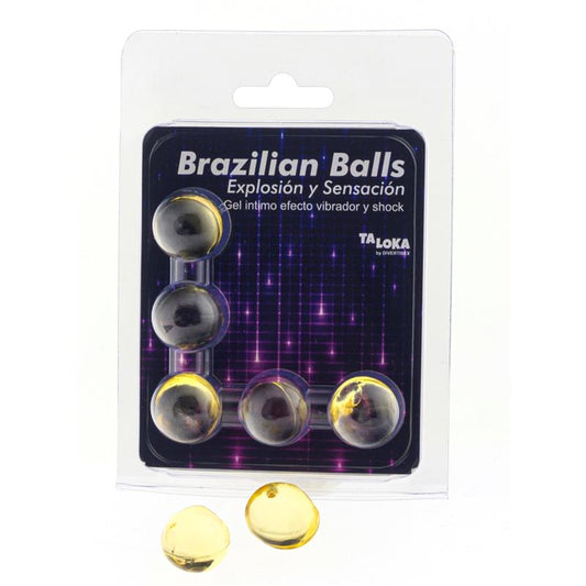 BRAZILIAN BALLS SET 5 BRAZILIAN BALLS EXCITANTE VIBRATION AND SHOCK EFFECT