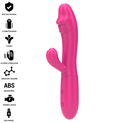 Intense - Ivy vibrador flexível com língua estimulante