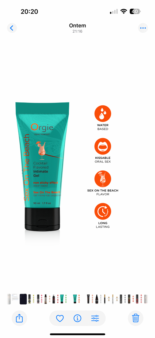 Orgie - Lube Tube Cocktail Sex on the Beach - 50ml