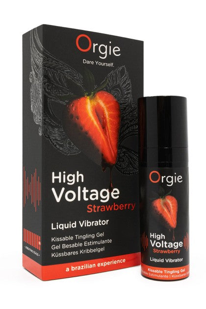 Orgie - High Voltage Vibrador Liquido de morango