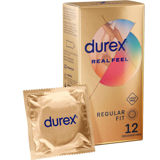 Durex RealFeel - Preservativos sem látex 12 uni