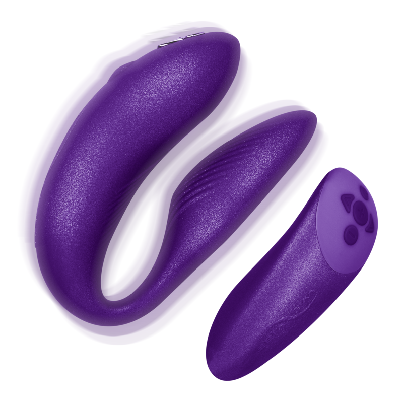 We-Vibe Chorus vibrador para casais com squeeze control roxo - DD