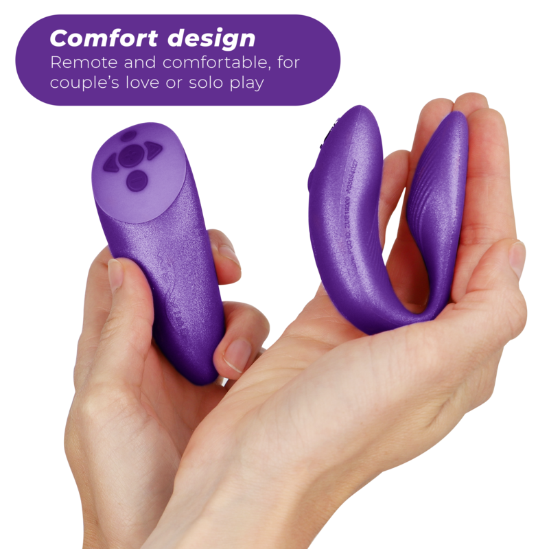 We-Vibe Chorus vibrador para casais com squeeze control roxo - DD