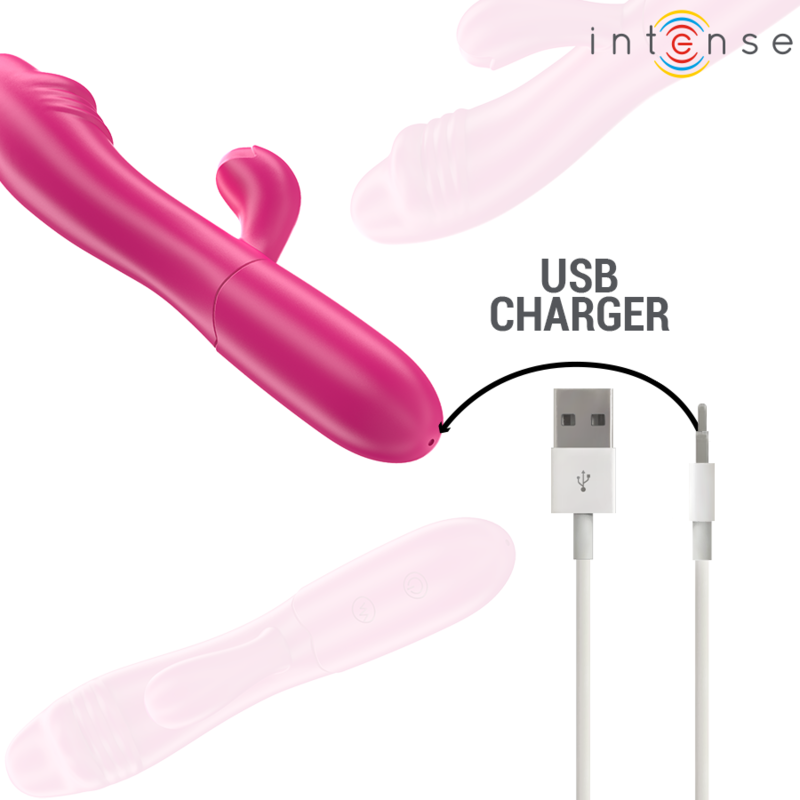 Intense - Ivy vibrador flexível com língua estimulante