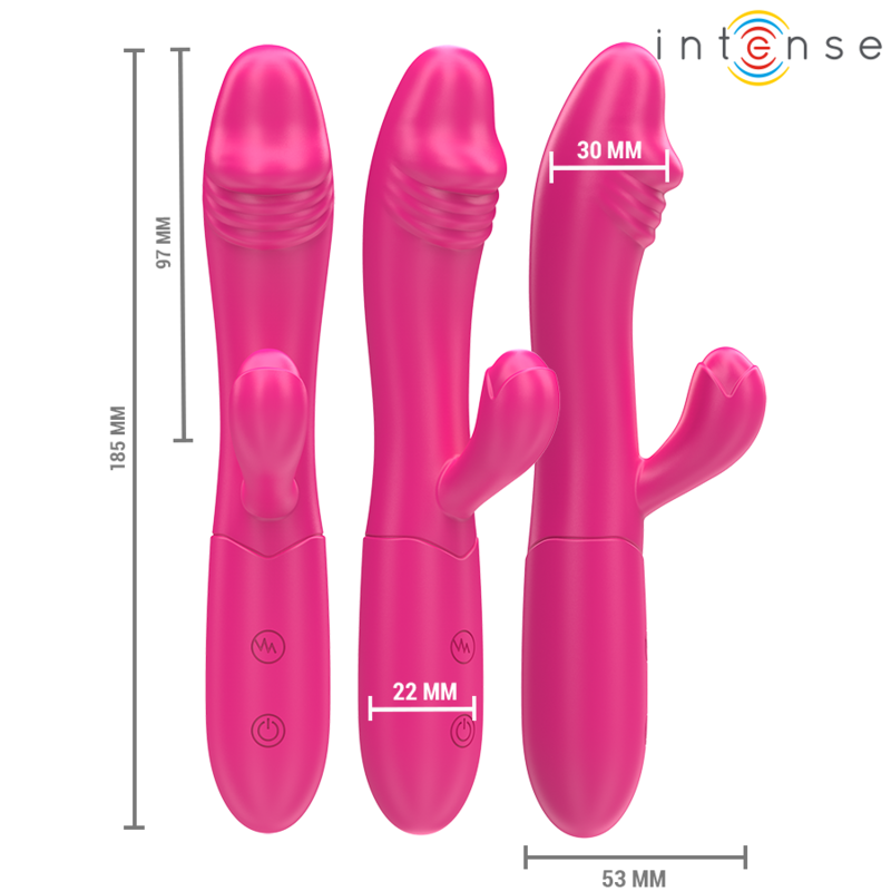 Intense - Vibrador IVY flexível 10 modos de vibração