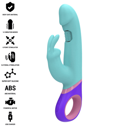 Intense - Monica vibrador Rabbit com estimulado ponto G